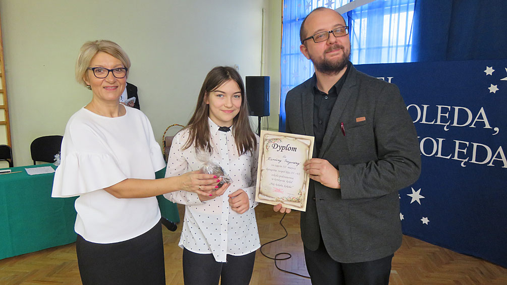 Sukces Karoliny w Konkursie Kolęd w Ossowie
