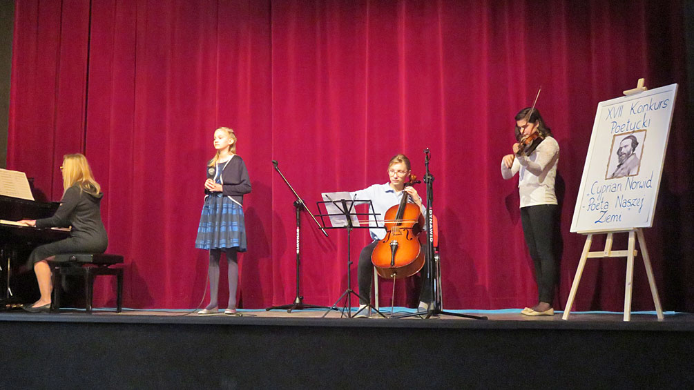 Szczęśliwe eliminacje gminne do XVII Konkursu Poetyckiego „Cyprian Norwid – Poeta Naszej Ziemi”