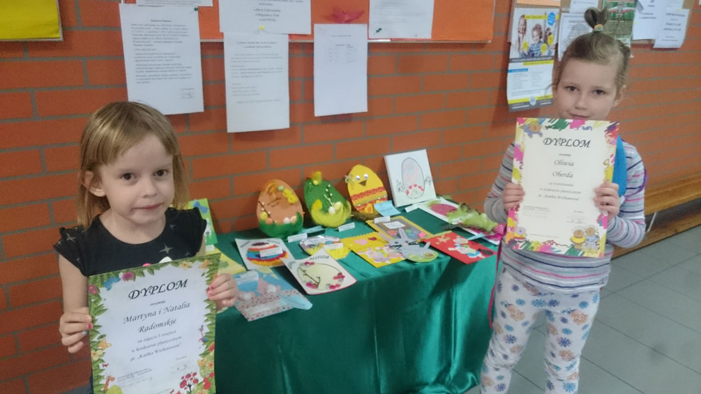 Laureaci Konkursu Plastycznego na Kartkę Wielkanocną