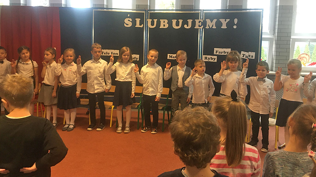 Pasowanie na ucznia klasy I