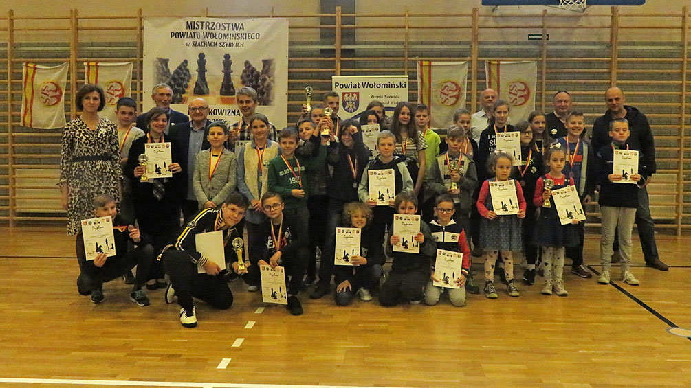Drużynowe Szkolne Mistrzostwa Powiatu Wołomińskiego w szachach szybkich w ramach Mazowieckiej Olimpiady Młodzieży – wyniki